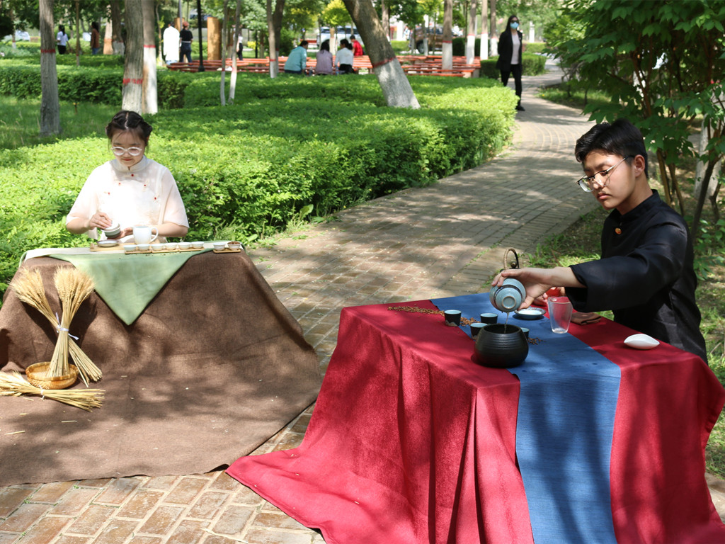 茶艺社选送茶席设计作品《永远少年》 茶艺社选送茶席设计作品《永远少年》
