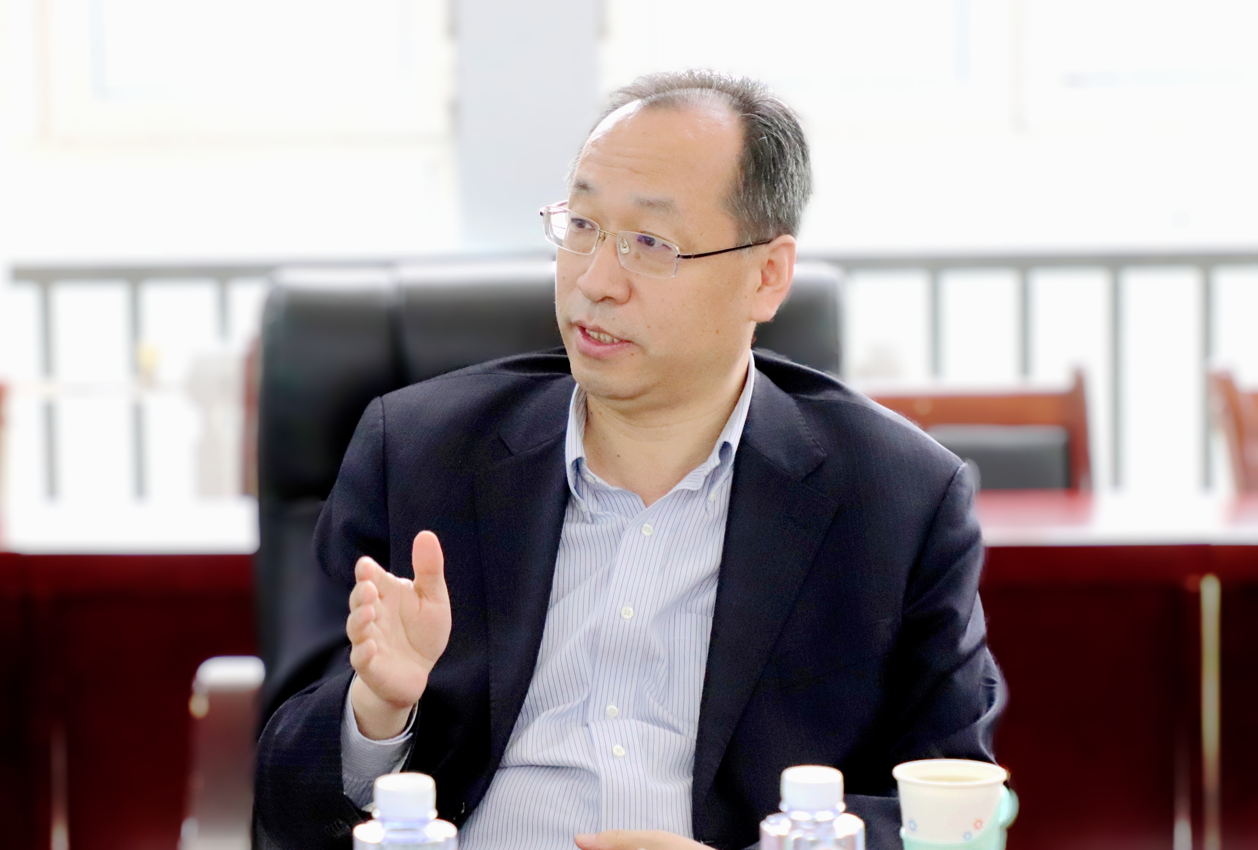 中国科学院院士张锦来校访问交流-宁夏大学